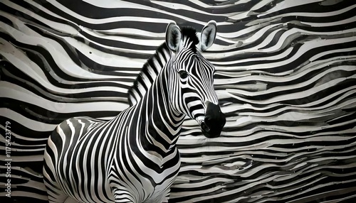 close up of zebra
