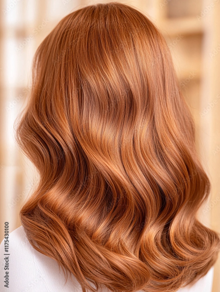 Fototapeta premium Hairstyling inspiration salon hair photography indoor close-up textured hair trends