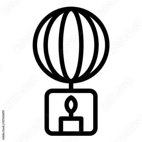 Sky Lantern Icon