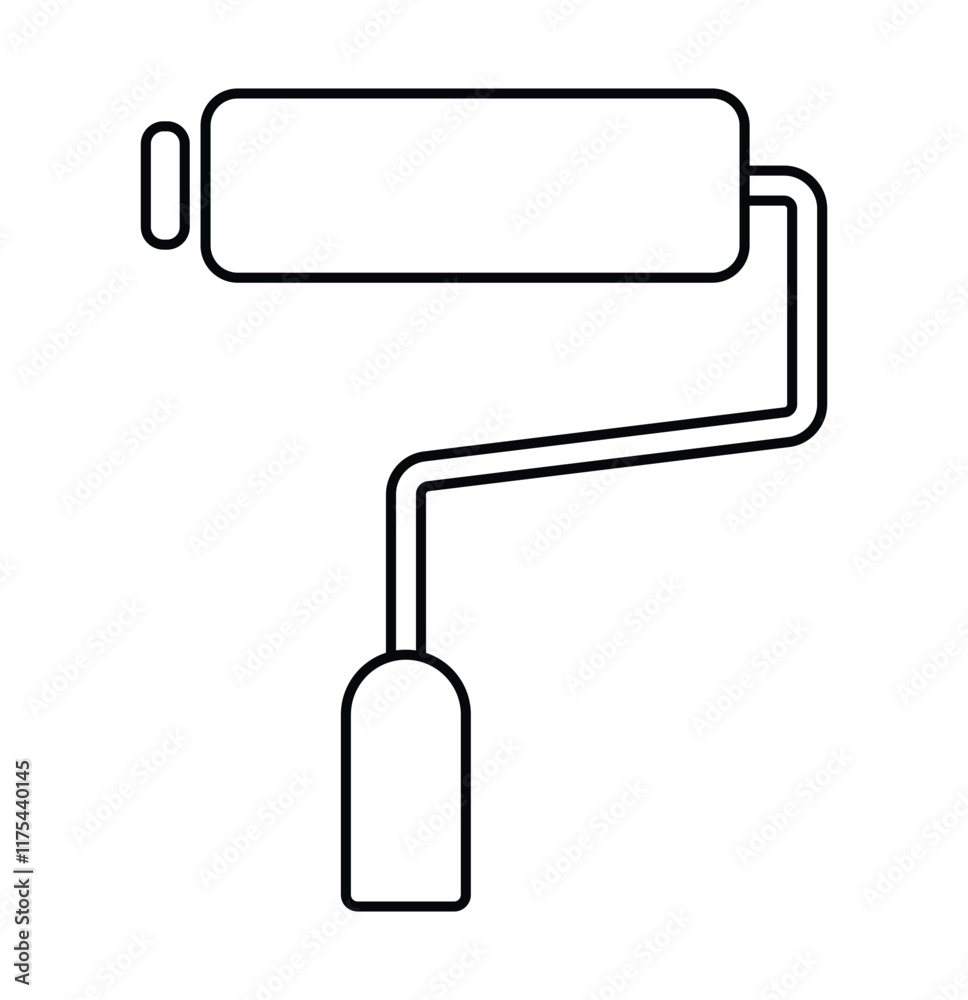 Paint roller icon set. roller paint set. vector illustration eps 10. Paint roller icon set. roller paint set. vector illustration eps 10.