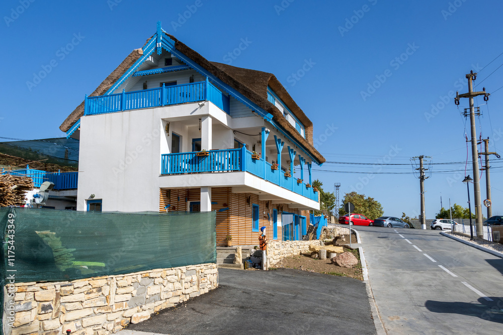 Obraz premium street in the town country
