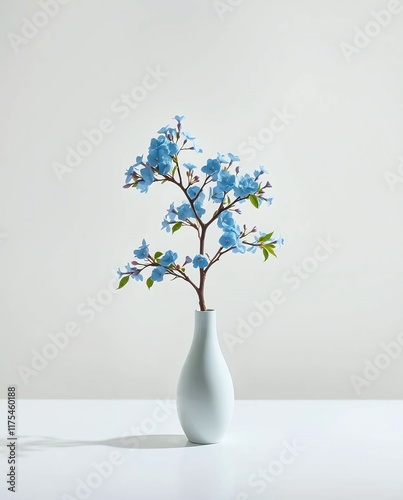 vase of flowers isolated in the room