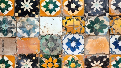 moroccan tiles seamless patttern wallpaper