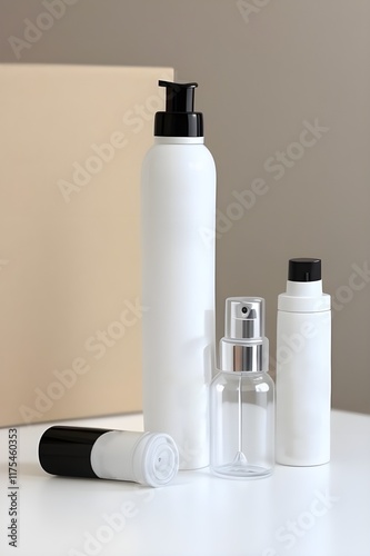 spray bottle isolated on white