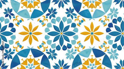 moroccan tiles seamless patttern wallpaper