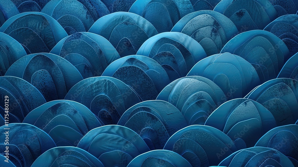 Fototapeta premium oceanic wave seamless pattern wallpaper