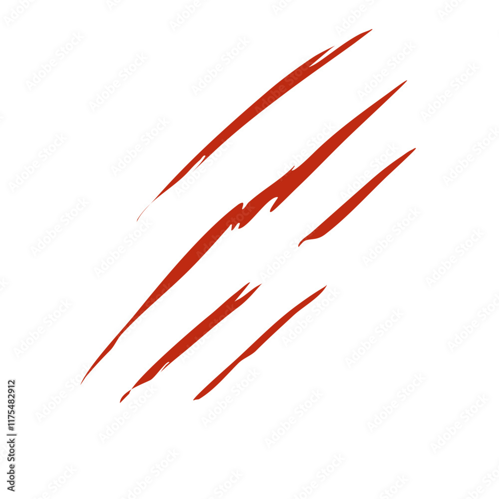 Bloody claw marks vector Bloody claw marks vector