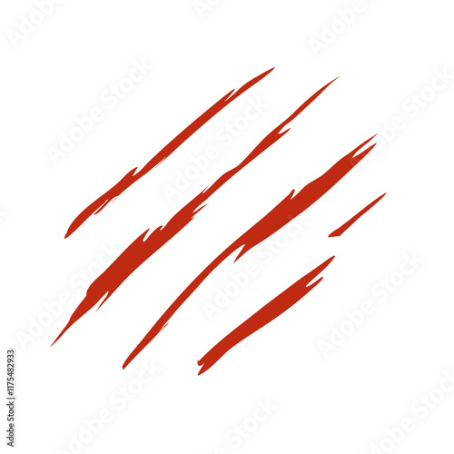 Fotografía Bloody claw marks vector