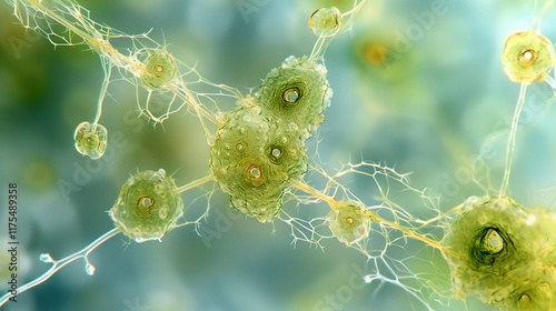 mold under a microscope
