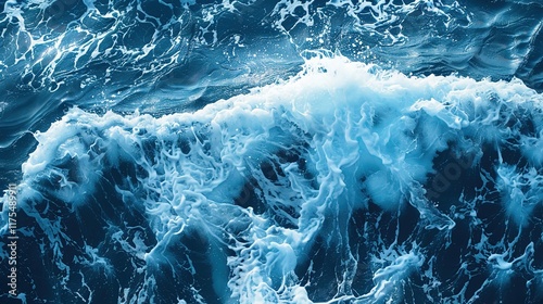 oceanic wave seamless pattern wallpaper