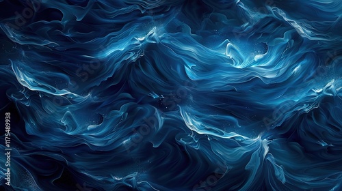oceanic wave seamless pattern wallpaper