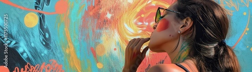 Vibrant Mural Expression Wo...