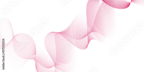 Abstract colorful wavy lines Digital frequency track equalizer background. Curved wave smooth stripe seamless pattern. Wave lines created using blend tool. graphic design template banner business wave