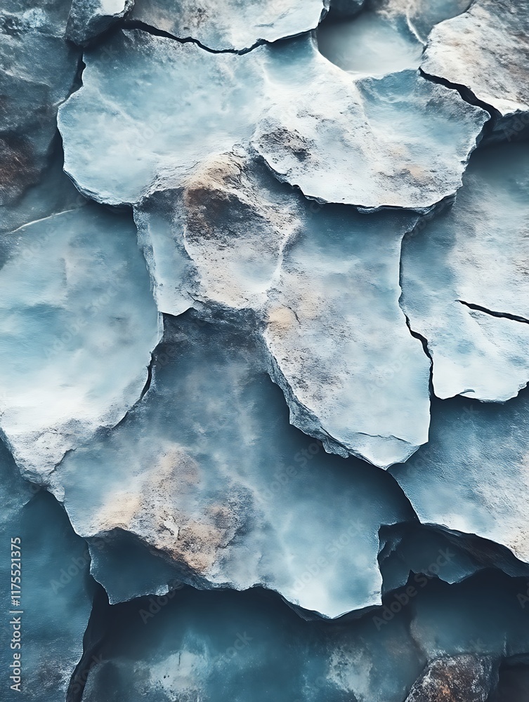 Abstract textured blue rock formation. Abstract textured blue rock formation.