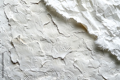 wrinkled watercolor paper. paper texture