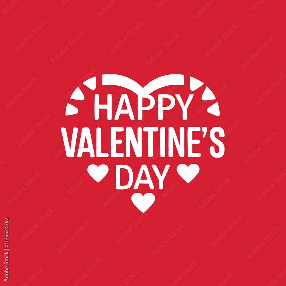 Valentine's Day vector design.