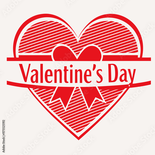 Valentine's Day vector design.