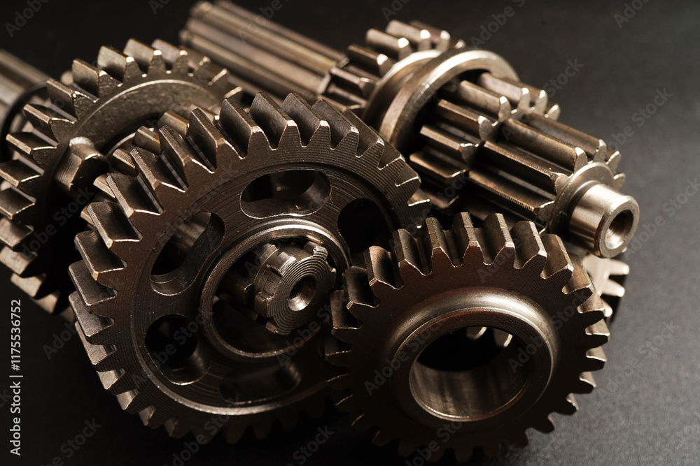 Metal gear wheel engine car and bike, mechanic industry. Metal gear wheel engine car and bike, mechanic industry.