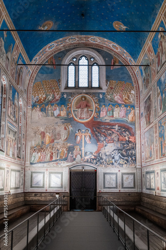 Frescos by Giotto Scrovegni Chapel. Padua, Veneto, Italy, Europe.