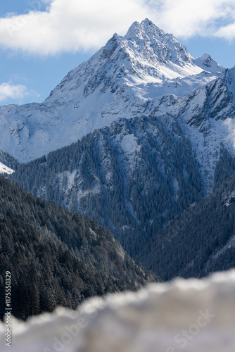 Vallüla von Gaschurn aus gesehen, Österreich photo