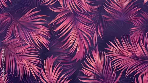 tropical palm seamless pattern wallpaper