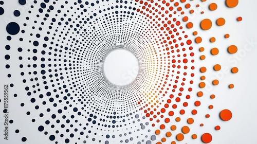 Abstract Circle Pattern in Gradients