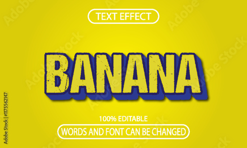 text effect font 3D editable text effect