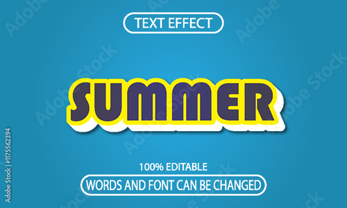 text effect font 3D editable text effect