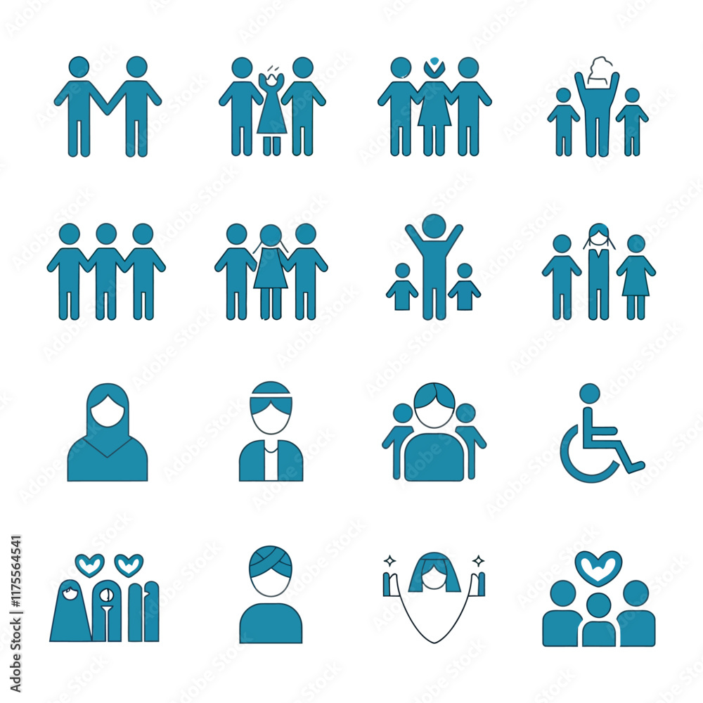 Graphic design line icons Vector illustration Graphic design line icons Vector illustration