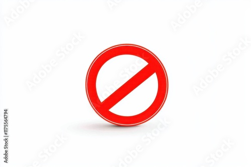 Free Download Warning. Prohibitory sign with a red circle and diagonal line on a white background. - GFXLoad