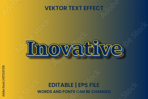 Innovative editable text effects
