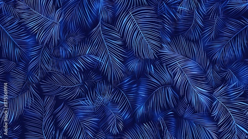 tropical palm leaves seamless pattern wallpaper