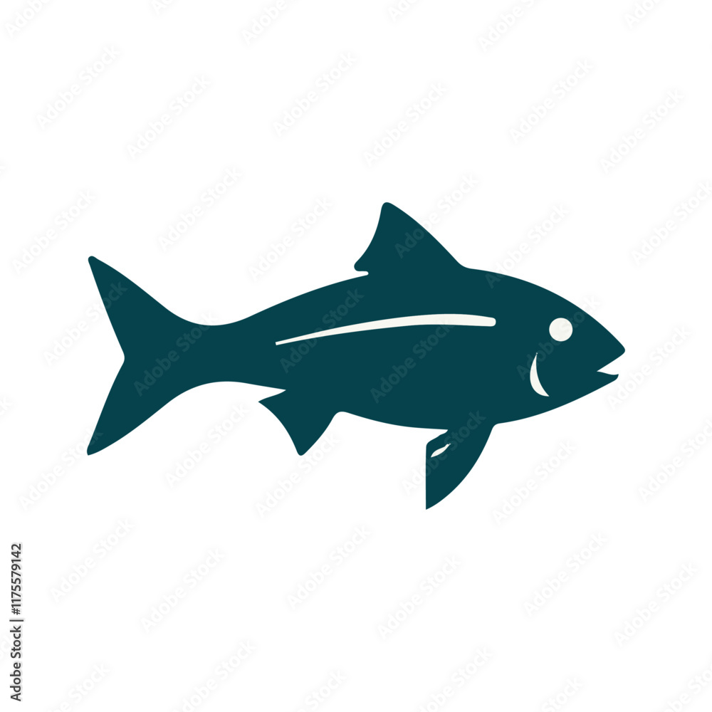 Fototapeta premium Stylish Fish vector art