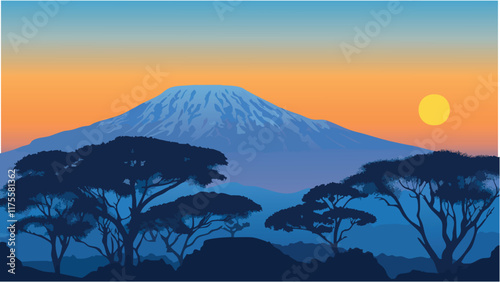 Summit of Africa- Trekking to Mount Kilimanjaro.eps