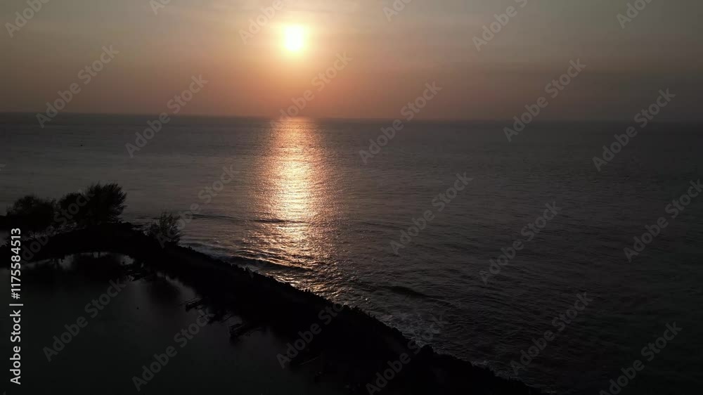 Aerial video over Bandulu Anyer Banten Indonesia Aerial video over Bandulu Anyer Banten Indonesia