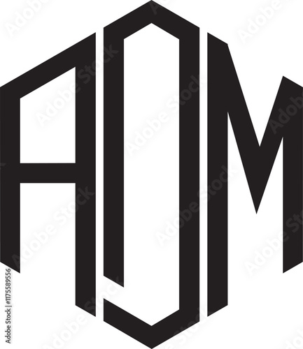 ADM POLYGON LOGO DESIGN.eps photo