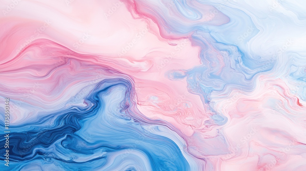 Abstract pink and blue marble texture.