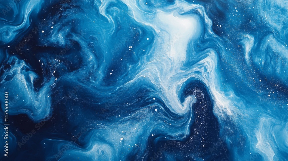 Abstract Blue Marble Texture Abstract Blue Marble Texture