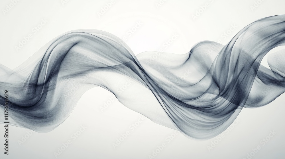 Abstract Smoky Wave Art Abstract Smoky Wave Art