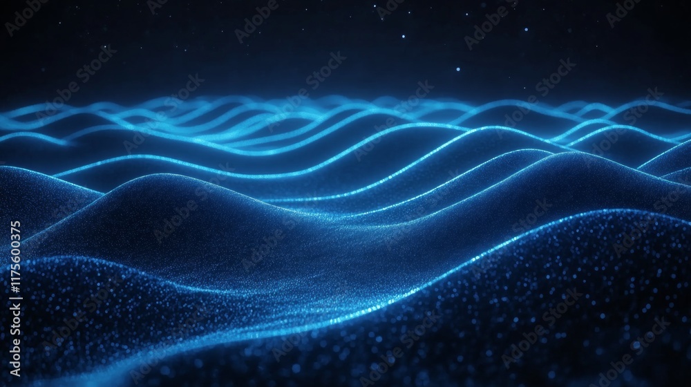 Abstract Digital Waves Abstract Digital Waves