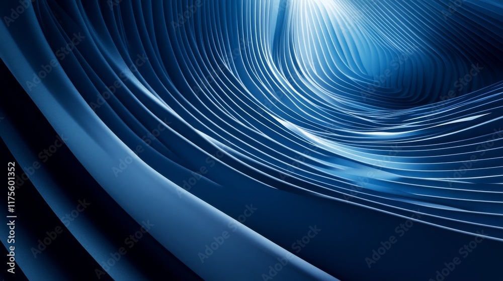Abstract Blue Wave Pattern Abstract Blue Wave Pattern