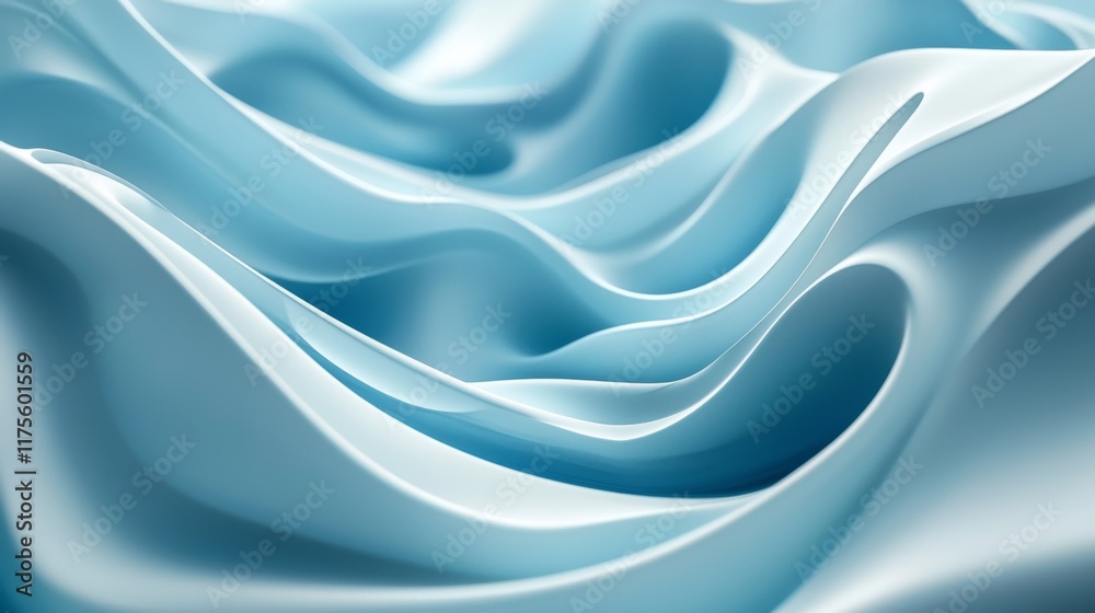 Fototapeta premium Abstract Blue Waves