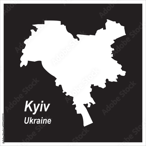 Kyiv, Ukraine map