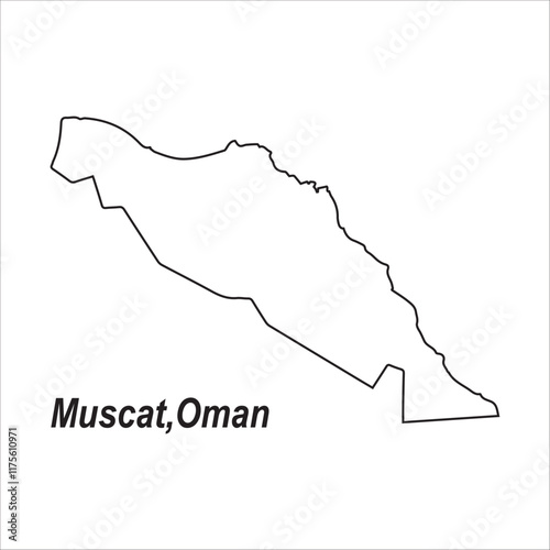 map of muscat, oman