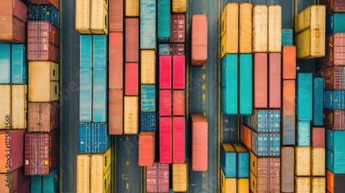 blockchain in logistics management, a secure blockchain-based system ensuring transparency and trust across logistics and supply chain networks photo