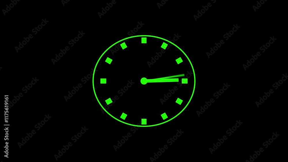 Clock icon Counting Down 24 Hour Day Fast Speed Animation. White circle 360 degree rotation. Deep green background 4k video moving. Clock icon Counting Down 24 Hour Day Fast Speed Animation. White circle 360 degree rotation. Deep green background 4k video moving.
