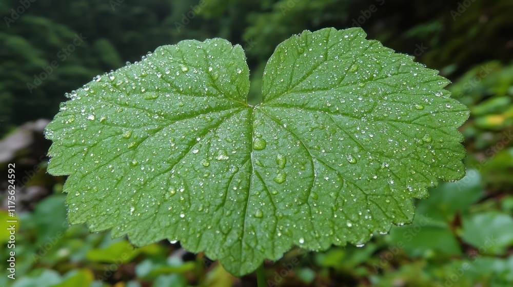 A close-up of a green leaf with water droplets, showcasing nature's beauty and detail. A close-up of a green leaf with water droplets, showcasing nature's beauty and detail.