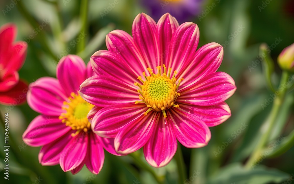 Obraz premium Colourful flower illustration.