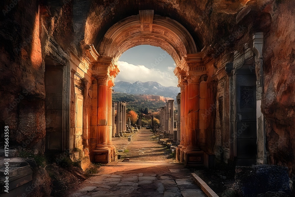 Fototapeta premium Ancient Temple Ruins