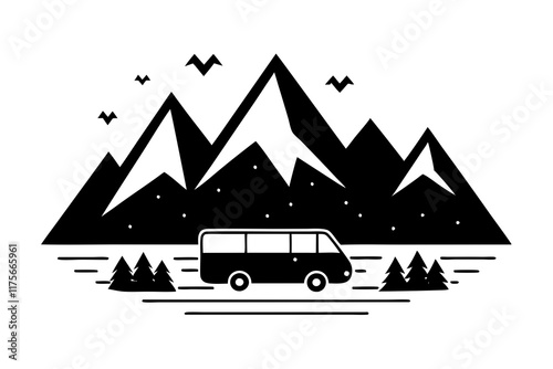 camping in the mountains